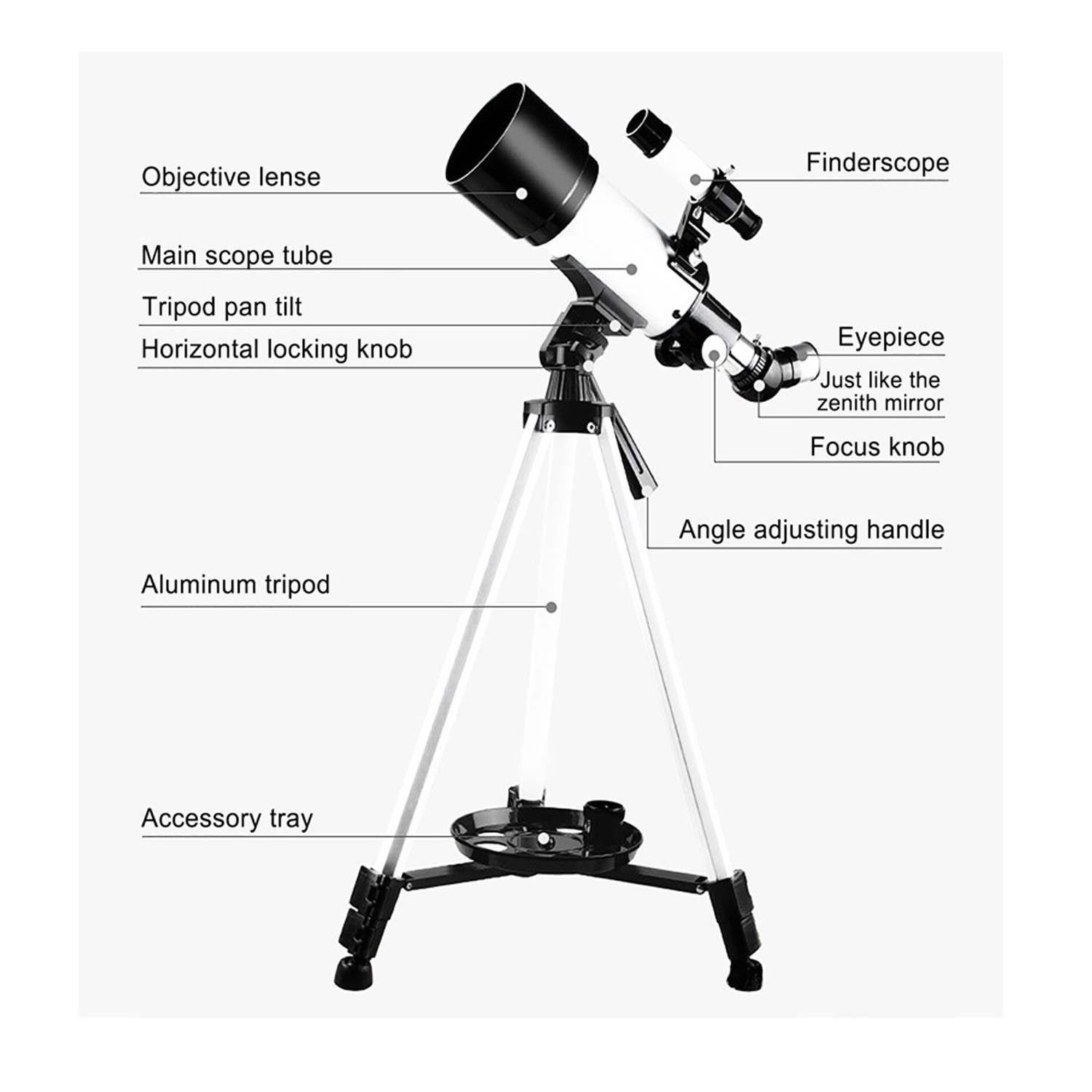 Telescope F40070 (refractor) – Alinelk