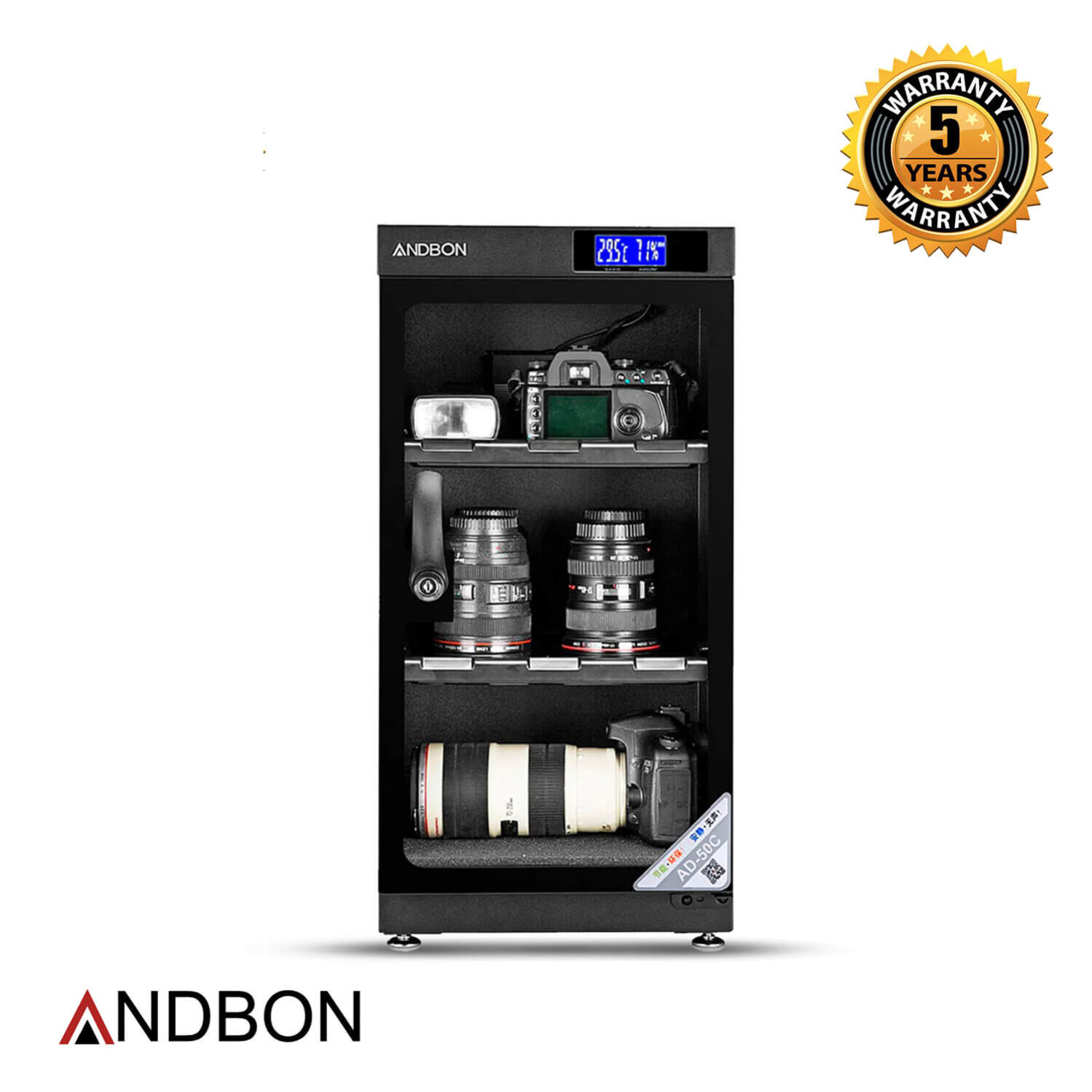 ANDBON AB-50C Digital Display Dry Cabinet – AlineLk