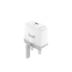 BUDI 20W USB-C PD Power Adapter (UK Plug)