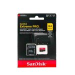SanDisk -  64GB Extreme Pro MicroSDXC UHS-I 200MB/s Memory Card With Adapter