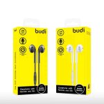 Budi Earphone With Remote & amp Mic 1.2m