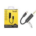 Budi Lightning to Lightning Adapter 3.5mm with lightning connector