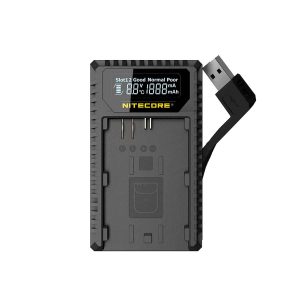 Nitecore UCN3 USB Charger, for Canon LP-E6N Batteries